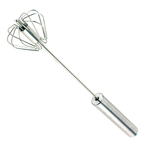 Batteur à œufs Manuel Vintage Années 60 - AS France Inox - Manivelle à Crémaillère - Occasion Bon état