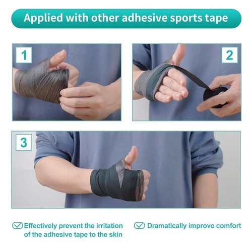 Dimora Athletic 4 Rollen Vorverpackung 2,75" x 120 Yards Schaumstoff Unterverpackung Sportband - Bild 6 von 6