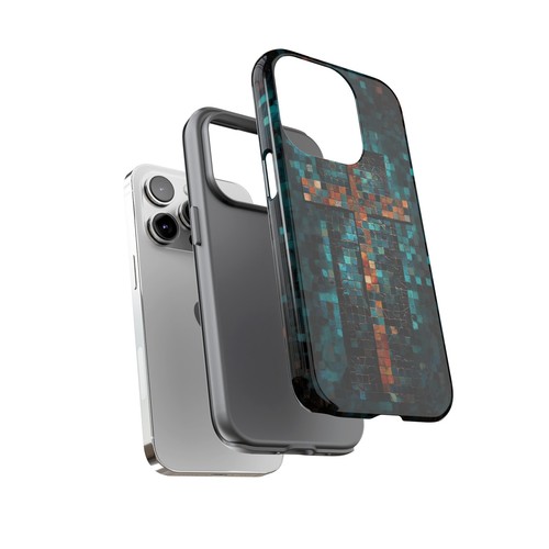 Phone Ink - Tough Case for iPhone Galaxy Pixel - Mosaic Christian Cross - 第 36/181 張圖片
