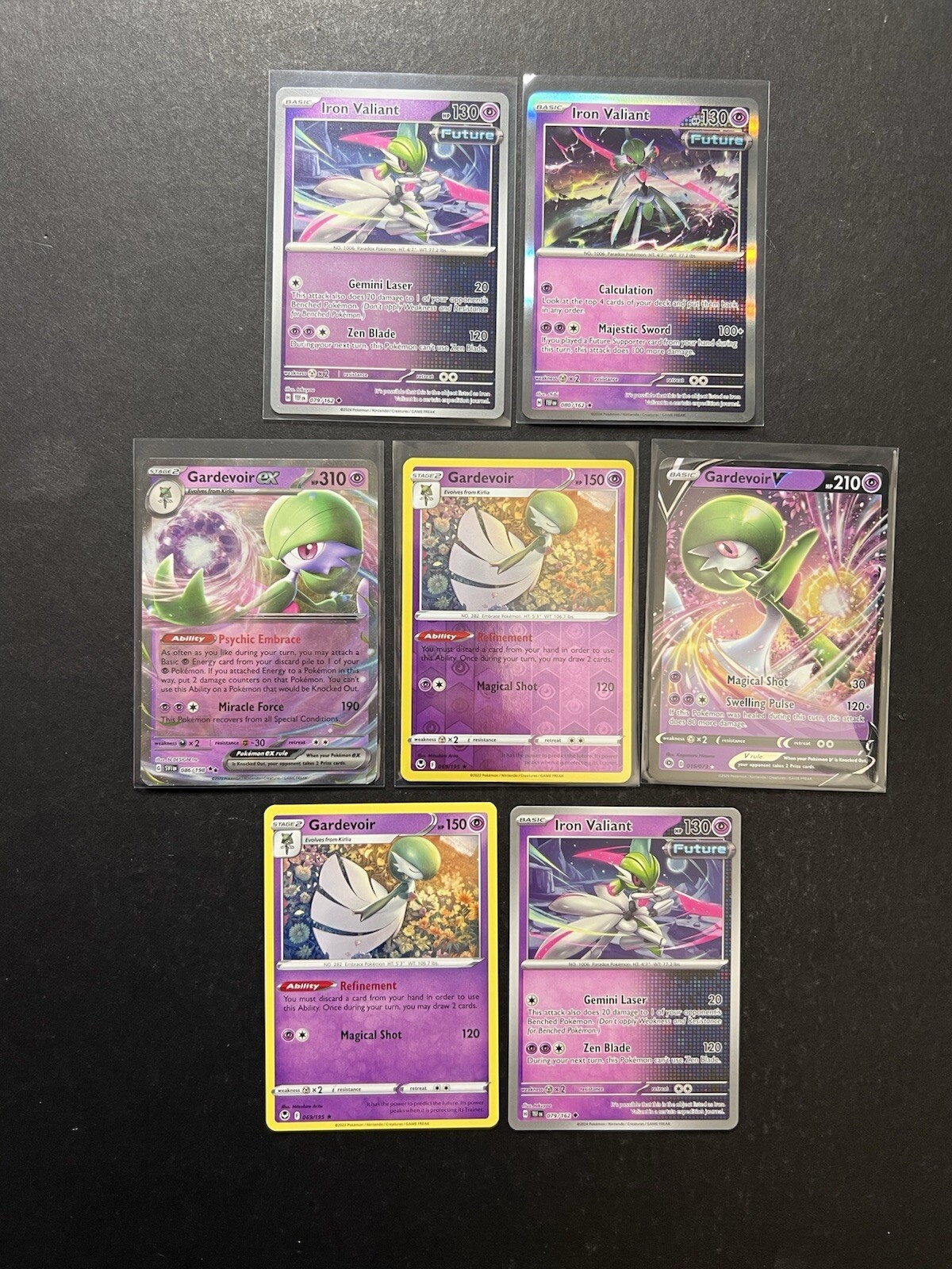 7 Gardevoir V EX Pokemon Card Ultra Rare Holo Iron Valiant SWSH SV PTCG A1