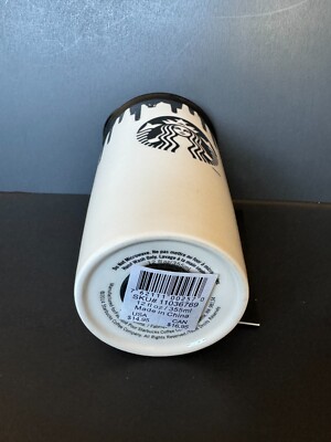 Starbucks Band of Outsiders Black Drip Ceramic Tumbler | eBay