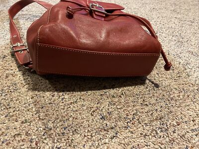 COACH LEGACY DRAWSTRING RED LEATHER BACKPACK 9569 COACH LEGACY DRAWSTRING RED LEATHER BACKPACK 9569 | eBay main image 4