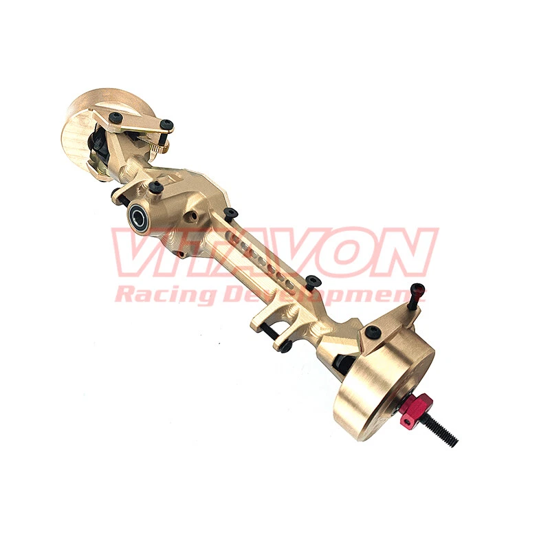 Vitavon CNC Brass Front Straight Axle Set For Axial SCX10 Pro - Image 2 of 4