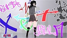Anime bleach kuchiki rukia standing arrows women girls Playmat Gaming Mat Desk