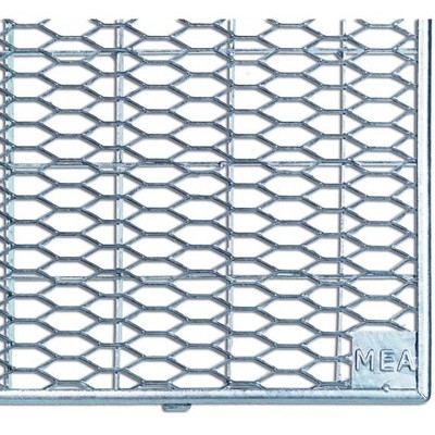 Mea Lichtschacht Gitterrost 840x415x20 Mm Streckmetall Aus