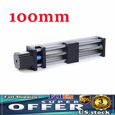CNC Linear Guide Rail Slide Stage Actuator Ball Screw Motion Table Nema 23 Motor