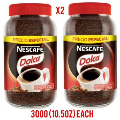 Nescafe Dolca, Instant Coffee 2 pack/10.5 Oz ea