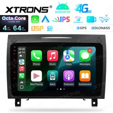 9" F&uuml;r Mercedes SLK R171 Android 14 Autoradio 8-Kern 4+64GB GPS Navi RDS CarPlay