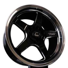 Cosmis Racing Xt-005r Wheel Black W Polished Lip 20x10 13mm 6x135 Ford F-150