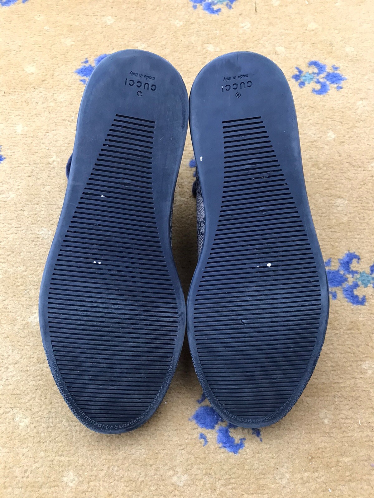 Gucci Trainers Sneaker Shoes High Top Croc Canvas Monogram Mens UK 6 US 7 EU 40 thumbnail 10