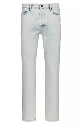 Hugo Boss Herren Tapered-Fit Jeans Light/Pastel Blue 450 W34/L34
