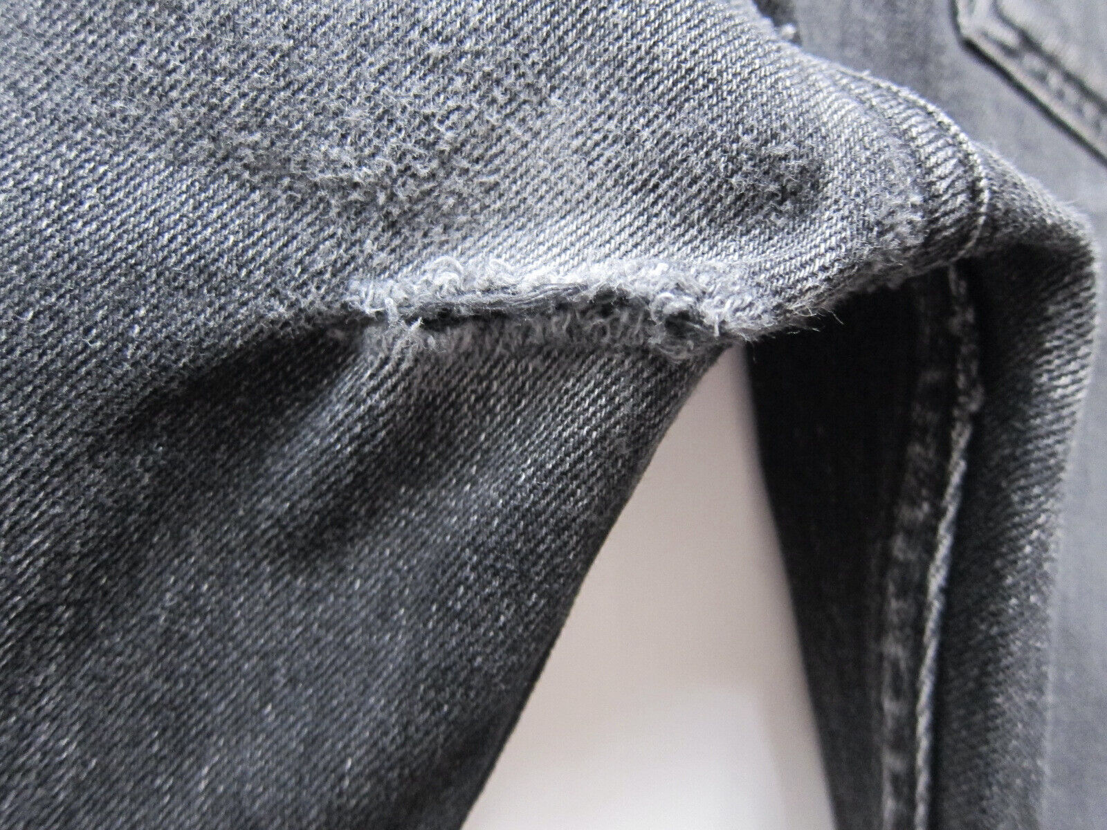 A.P.C. Petit Standard black jeans APC butler destroy fades not