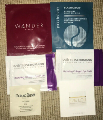 Wilma Schumann Eye Pads Flashpatch Flashology Gel Wander Baggage Claim Gold Mask