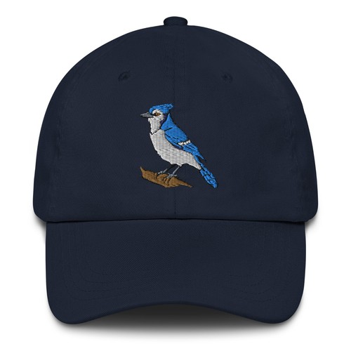 Blue Jay Embroidered Bird hat - Picture 32 of 114