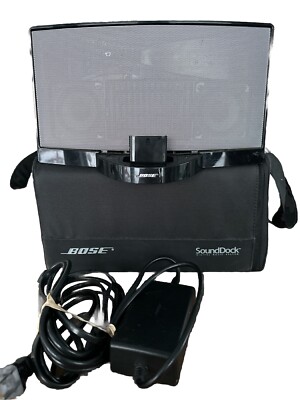 Bose SoundDock Digital Music System Speaker, Bose Bag,w/ Bluetooth Dock Adapter