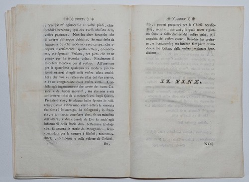 Libro antico Settecentina Lettera ad un illustre prelato…sopra il predicare 1781 - Imagen 7 de 10