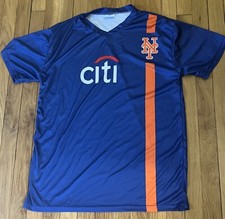 2023 NY New York Mets Replica Soccer Baseball Jersey Large L SGA