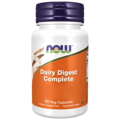 Now Foods, Dairy Digest Complete, 90 Veg. Kapseln - Blitzversand