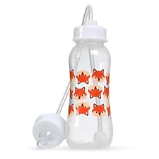 Hands-Free Baby Bottle - Traveling Baby Bottle 9 oz ( 1 Pack - Fox)