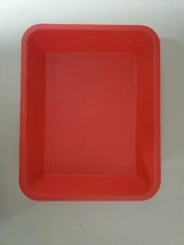 1X In N Out Burger Authentic Red Cooking Tray ~ 11.5” X 9.0" x 2.0” 🔥 🔥 