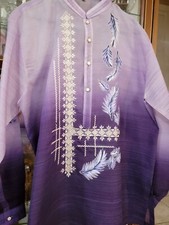 Men Clothing Formal Wear Purple XL BARONG TAGALOG PHILIPPINES