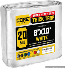 Extreme Heavy Duty 20 Mil Tarp Cover, Waterproof, UV Resistant, Rip and Tear Pro