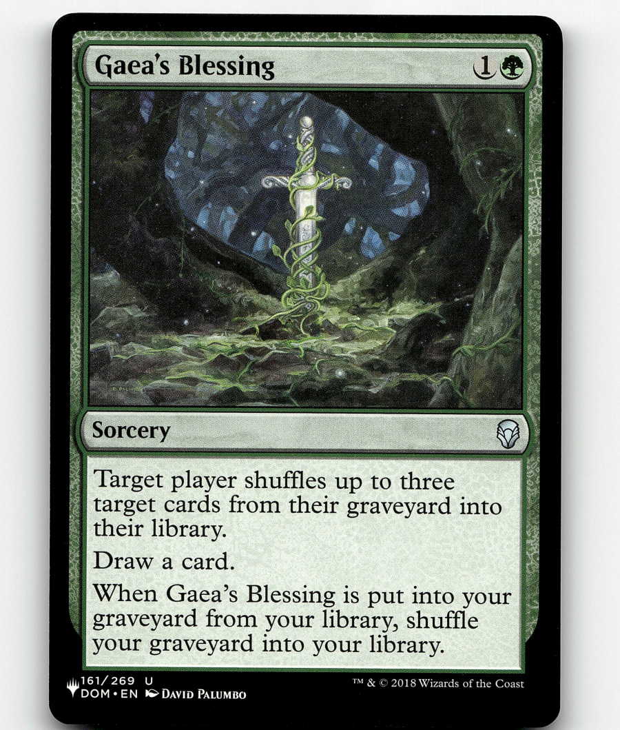 MTG Gaea's Blessing Mystery Booster - Dominaria 161/269