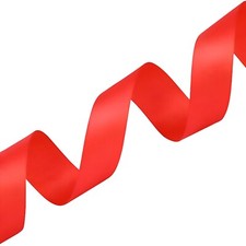 Satin Ribbon, DOUBLE Sided / Faced. 23 / 92 Metre Rolls - 3mm 6mm 10mm 15mm 25mm