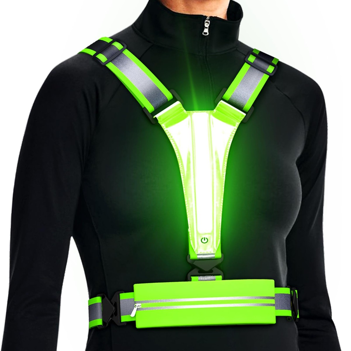 Running Belts For Women USB Rechargeable LED Running Vest Light