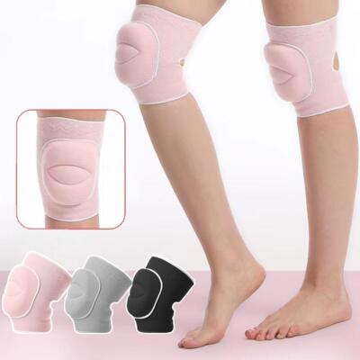 2pcs Sports Compression Knee Pads Elastic Knee Protector Sponge Knee   D9T2 L5K3