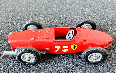 Vintage 1960s Matchbox No 73 F1 Ferrari Made In England By