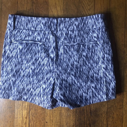 Willi Smith Shorts Blue and White With Front Pockets Size 0 - Picture 3 of 3