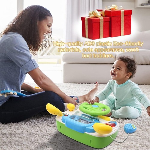 First Driving Steering Wheel Toy for Toddlers - Interactive Learning Fun - Picture 8 of 9