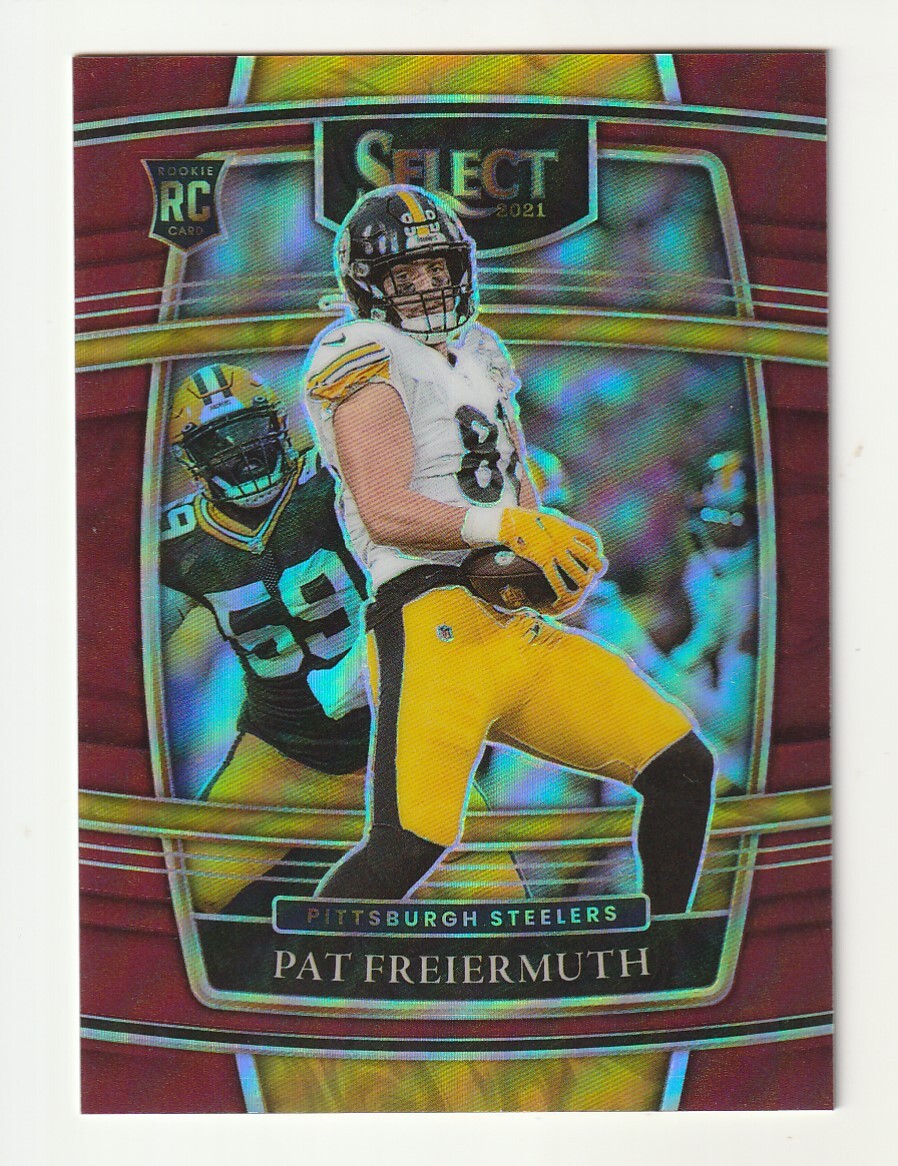 2021 Panini Select Concourse Maroon Prizm Pat Freiermuth Rookie RC SP /149 #59