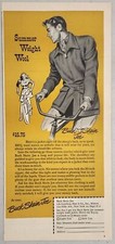 1947 Print Ad Buck Skein Joe Men's Summer Wool Jackets Bicycles New York,NY