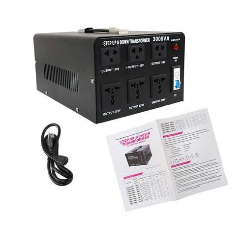 Step Up/Down 110-120V to 220-240V Converter 3000W Voltage Transformer US - Picture 4 of 12