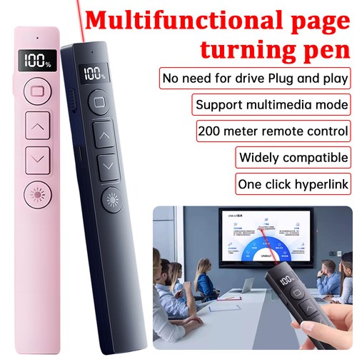 Wireless Presenter Laser Pointer PPT Remote Clicker Pen Powerpoint Presentation - Picture 2 of 25