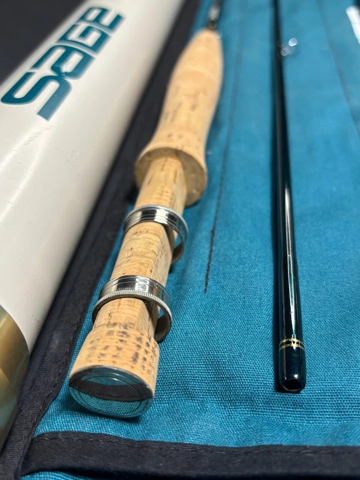 Modelo SAGE SPL 181-3 Grafito IV 8 pies 1 pulgada 1wt 3 piezas Hermoso Estado/S12946 Foto 3 de 4