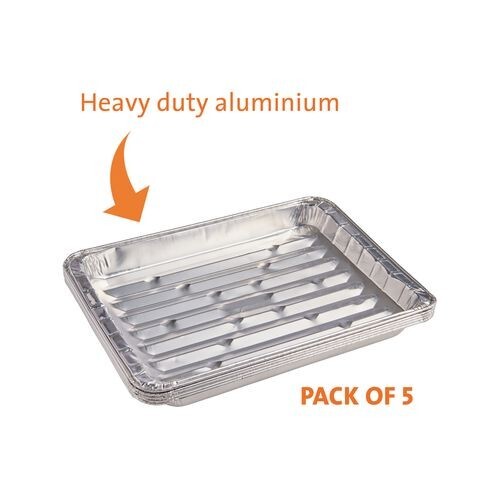 Jumbuck Foil Grill Tray - 5 Pack - Picture 3 of 5