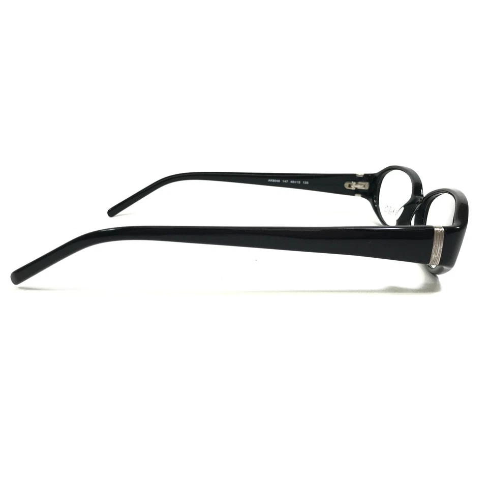 Anne Klein Eyeglasses Frames AK8046 147 Black Round Full Rim 48-15-135 - Image 4 of 4