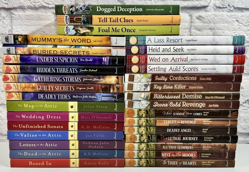 32 Annie’s Hardcover Mystery Books Scottish Bakehouse Attic Museum Aspen Falls