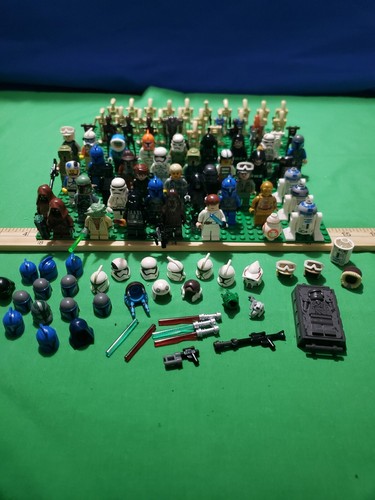 LEGO Star Wars MINIFIGURES Lot Rare Darth Luke Yoda Droids Troopers +Bonus Figs - Picture 3 of 18