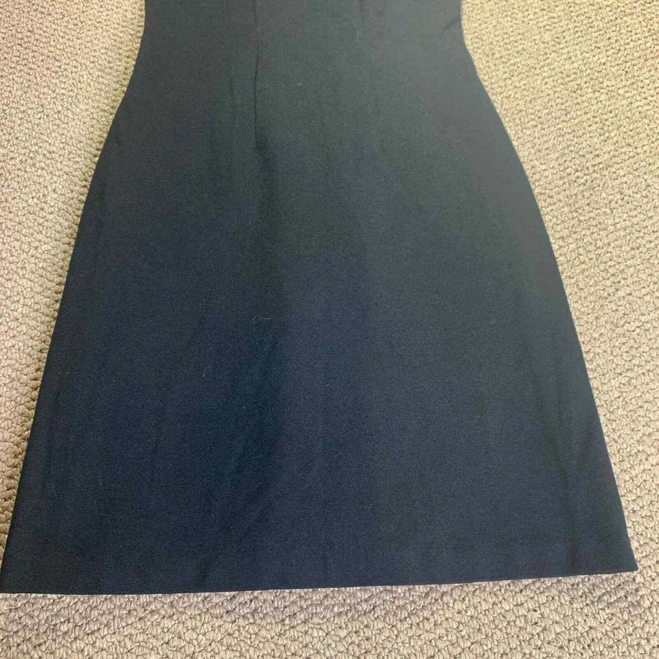 Vestido para mujer Isabella Bird talla P negro sin mangas cuello cuadrado funda cóctel Foto 3 de 4