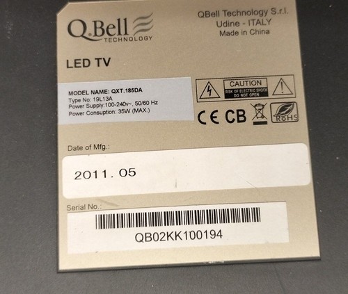 DISPLAY TV Q.BELL QXT.185DA - Picture 5 of 6