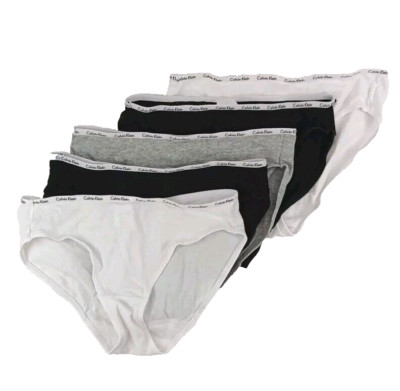 5 Pack Calvin Klein Womens Breifs Multicolor Size S AC8