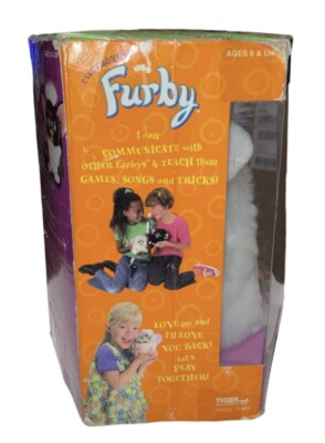 Tiger Original Super Rare Electronic White FURBY- OG Box -1998