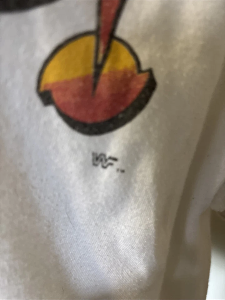 ¡HOT ROD VINTAGE AÑOS 80! ROWDY RODDY PIPER WWF LIGHTNING RINGER Camiseta LUCHA LIBRE XL Foto 3 de 4