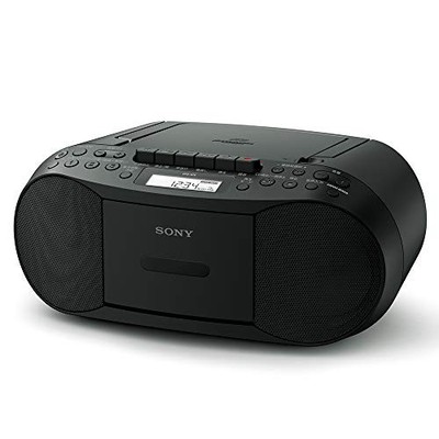 Sony CD Radio Cassette Recorder AC100V FM/AM/Wide Schwarz CFD-S70 B
