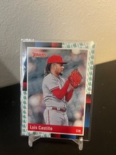 2022 Panini Donruss Retro 1988 Liberty Parallel #253 Luis Castillo Reds