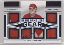 2020-21 Leaf ITG Used In The Game Gear Relics /30 Vladislav Tretiak HOF 0c3